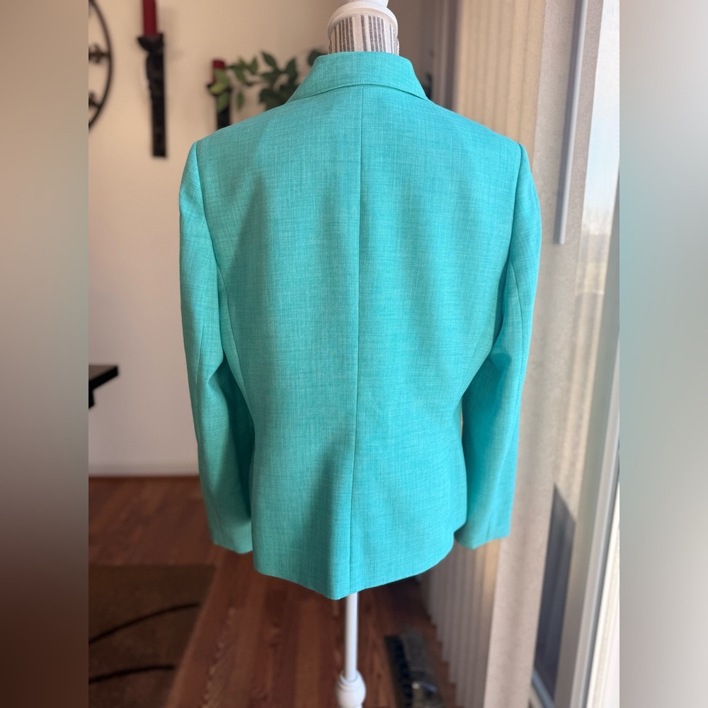 Kasper Aqua Blazer - Picture 5 of 11